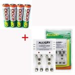 Gp Battery Rechargeable Super AA Battery With Battery Charger.