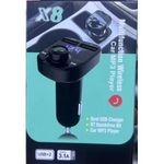 product_image_name-Generic-X8 Multifunction Wireless Car MP3 Player – Bluetooth FM Transmitter Dual USB Charger 3.1A Hands-Free Kit-1