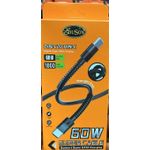 eduson 60W Braided Type C Power Fast Charge Cable