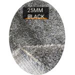 Generic 25mm Black Artificial Grass Carpet - image 3
