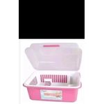 Plastic Dish Rack with Cover