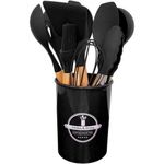 Silicone Non-Stick Cooking Spoon Set 12psc