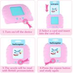 Generic 112PCS RECHARGEABLE KIDS CARD BEGINNER LEARNING EDUCATIONAL DEVICE-TOY (PINK) - image 2