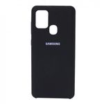 Samsung Galaxy A21S Silicon Case -black + Free Screen Guard