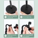 RichRipple 180° Rotating Phone Stand Phone Stand with Retractable Disc Base - image 3
