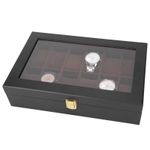 product_image_name-Fashion-Luxury Wooden Formica 12 slots wristwatches organizer -2