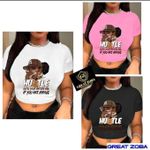 UNIQUE  3in1 Ladies Hustle classic charm Crop Top multicolor