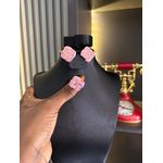 Fashion Earrings Colorful earrings and ring set.