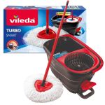 Vileda Turbo Smart Spin Mop & Bucket Set With Foot Pedal
