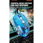 product_image_name-Generic-Wireless 2.4G Rechargeable 5.2 Bluetooth Silent  Game Mouse-3