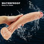 product_image_name-Dildo-GSPOT 9" Giant Realistic Feel Soft Giant Dildos, Realistic Dildos, Big Dildos, Silicone Dildos, Rose Flexible Sucker Dildos, Dildos for Sex Toy For Women, Thick Buy Dildos Online, Best Dildos For Beginners, Huge Didos,Dual Density Dildos -Flesh-4