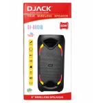 Djack Rechargeable 8'' Deep Bass Party Bluetooth speaker with microphone - image 4