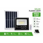 500W Solar LED Flood Light With Solar Panel & Remote Control 