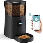 Tuya Automatic Pet Feeder- Cat Dog Pet- Black - image 2