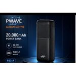   PWAVE 20000mAh Power bank With 22.5W Fast Charging 