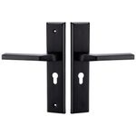 Generic Door Lock Handle Set Room and Living Room Kitchen and Keys Black - image 3