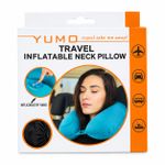  Inflatable Neck Pillow with Built-in Manual Hand Press Pump.