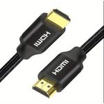 product_image_name-Generic-HDMI Cable - 4K 60Hz 18Gbps High-Speed 2.0 Braided HDTV Cable - 4K 60Hz HDR Video, 1080P HDCP Compatible With Ethernet Monitor, PS4 & PS3 HDTV 4K Fire/Netflix, Video Transfer.-4