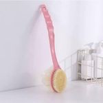 Generic Double-Sided Long Handle Bath Brush & Back Scrubber – Body Exfoliating Sponge and Shower Brush - image 4