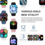 Generic Full Touch Screen Smart Bluetooth Call Smartwatch - For Android and iOS - Pink - image 7