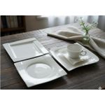 product_image_name-Generic-Dinner Set Square Plates Bowls Cup Saucer Dish Ceramic Dining Set Classic White Dinnerware Set-1