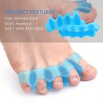 product_image_name-Generic-2pcs SoftTouch Silicone Separators, Reusable Spacers for Foot Alignment and Protection, Alcohol-Free-4