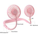 Generic Powerful Portable Neck Fan For Sports And Relaxation