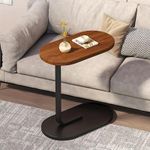 Generic Multifunctional computer desk, suitable for laptop use, studying, office, or bedside use -- walnut-colored stand, 60cm, non-height adjustable. - image 3