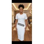 All white attractive ladies dress