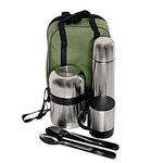 Home Touch Stainless Steel Food Flask Set - 5 In 1 Set