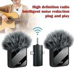 Generic Mic Wireless Lavalier Microphones 3inl for Mobile phone/Computer/Camera/PC F11-2 - image 2
