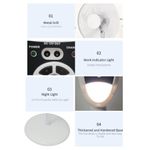 Solar power 16 Inch Solar Rechargeable Remote Control AC/DC Floor Stand Solar Fan with Solar Panel, LED Light & USB Charging. - image 2