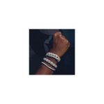 QUALITY 3 IN 1 ICED STUDDED HAND CHAIN