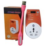 STONE-TECH  AVS 20A VOLTAGE PROTECTOR FOR A/C Round & Square pin Plus free USB Light