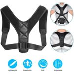 Generic Unisex Posture Corrector For Men Women Adjustable Back Trainer Shoulder Straps Hunchback Brace Support Belt - image 2