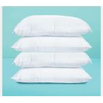 Classic soft fiber bed pillow/sleep pillows 4 in 1