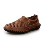 product_image_name-Fashion-Men's Big Size Breathable Beach Shoes-Brown-2
