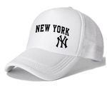 Unisex Baseball / Face Cap- White