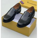 Black formal slip-on loafer