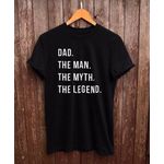 product_image_name-Fashion-DAD The Man. The Myth. The Legend. Men's T-shirt - Black-1