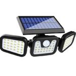 Generic Adjustable 3in1 Heads Motion Sensor Solar Security Lights - image 2