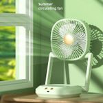product_image_name-Generic-Rechargeable Rotating Fan Circulation Fan With LED Light -2