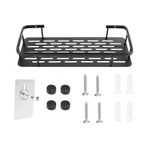 product_image_name-Generic-Bathroom Storage Rack, Single Layer Toiletries Storage Rack - Black-8