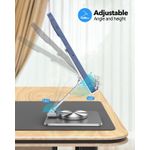 White Label  360° Rotation Adjustable Premium Phone Stand - Silver - image 2
