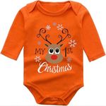 My first Christmas onesie for baby