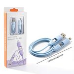 Generic 4-in-1 Multi Type Convertible Fast Charging Cable 100W PD Liquid Silicone Data Cord - image 2