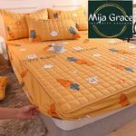 7by7 Waterproof Mattress Protective Bed Cover,2 Pillow Cases