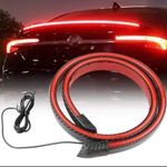 Generic Universal Carbon Fiber LED Trunk Spoiler Light Strip - image 3