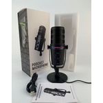 Professional Condenser Microphone PC Studio USB Microphone For Computer Gaming Streaming Video Mic Podcasting Recording