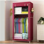 Portable fabric wardrobe